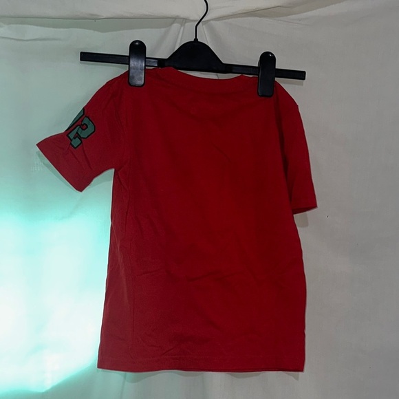 red Beary Christmas teddy bear Seven Souls  tshirt size 6 - Picture 2 of 4